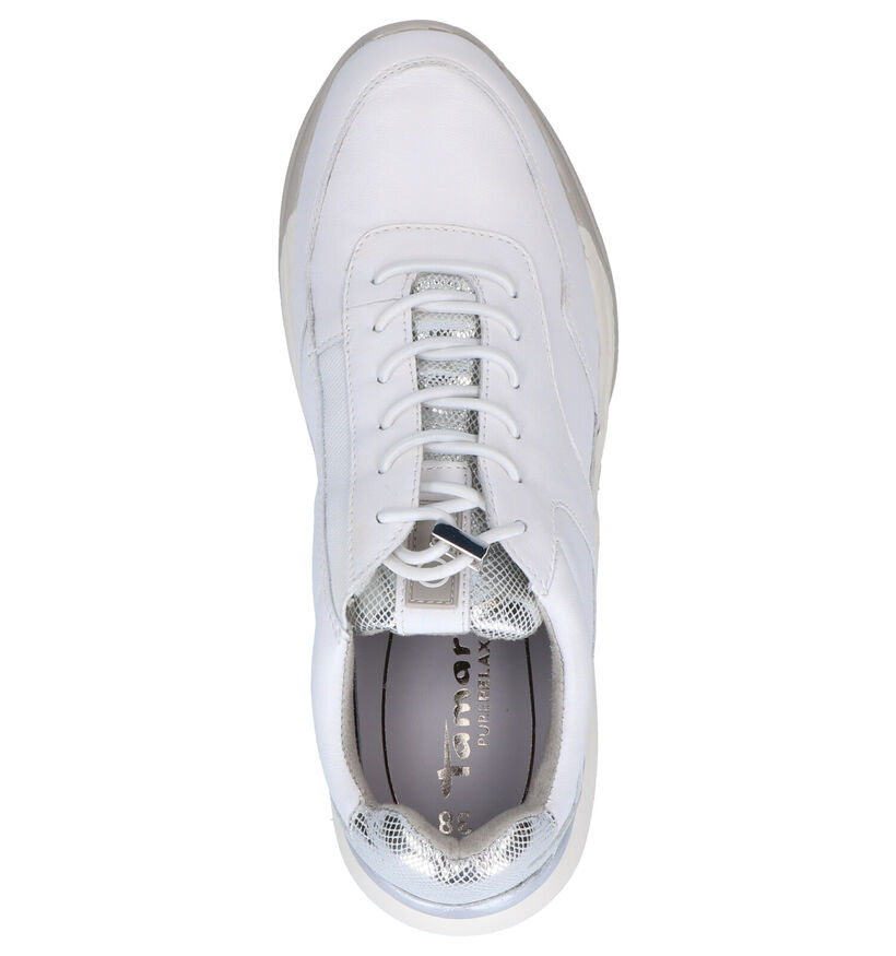 Tamaris Pure Relax Witte Sneakers in leer (270217)