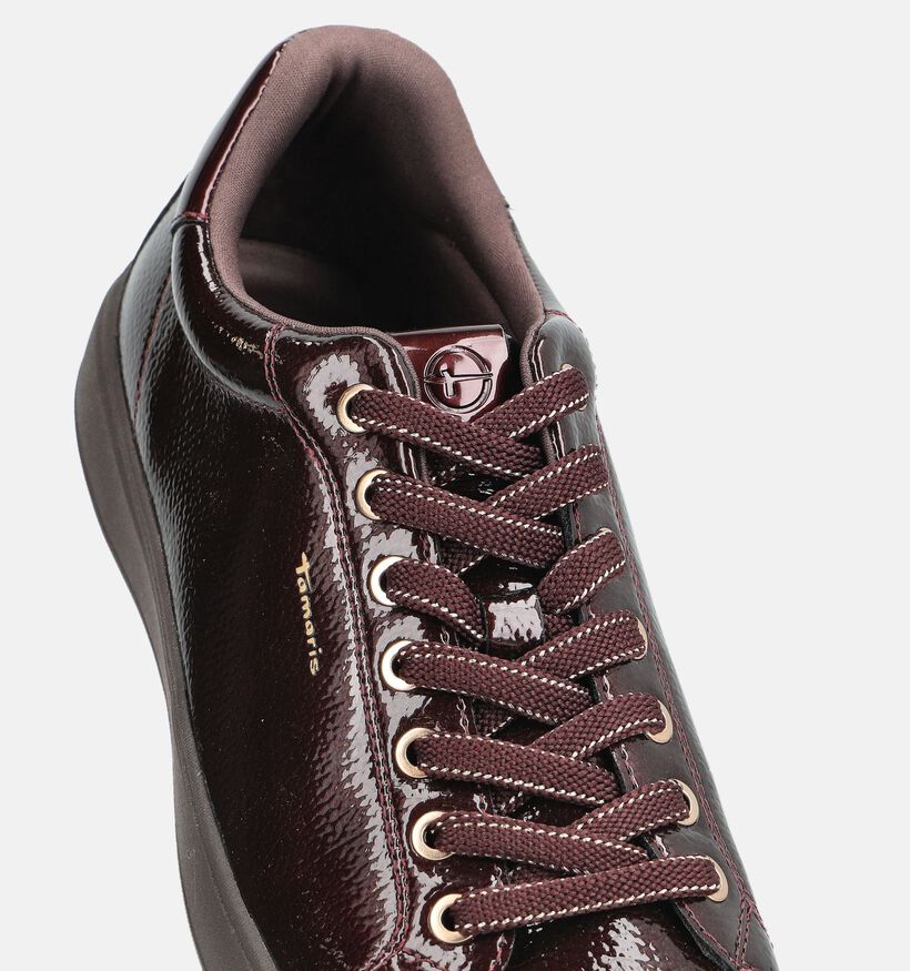 Tamaris Bordeaux Lage Sneakers voor dames (376679) - geschikt voor steunzolen