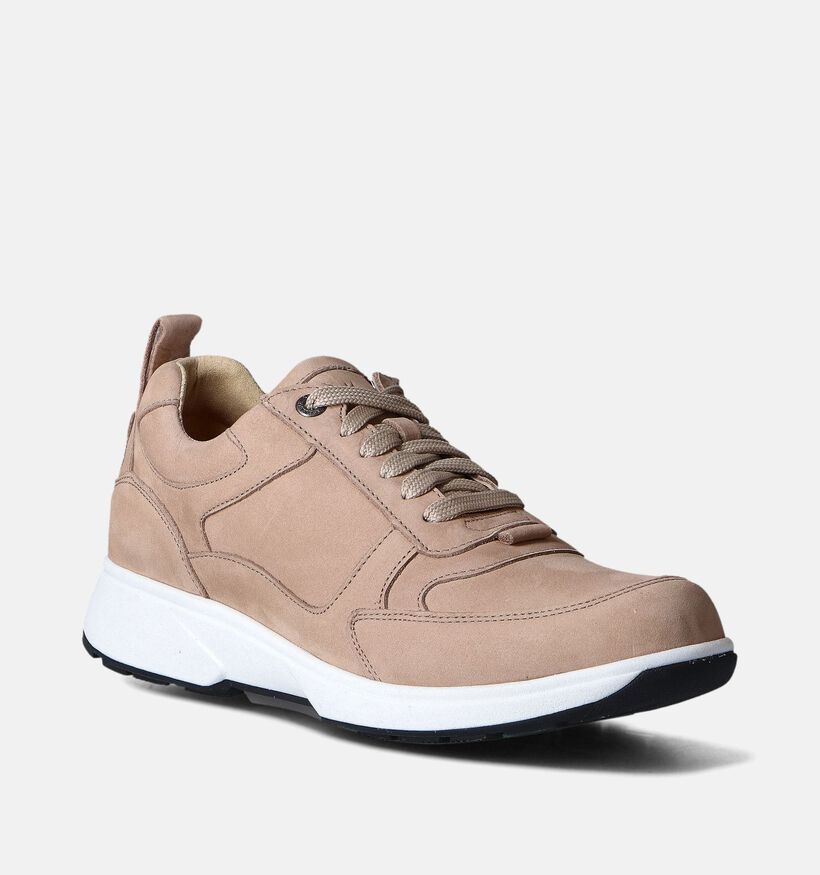 Xsensible Basel Veterschoenen Taupe voor heren (356535) - geschikt voor steunzolen