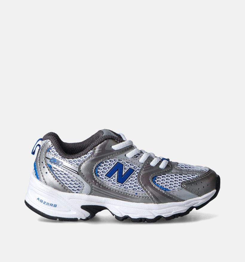 New Balance PZ 530 Baskets en Argent pour filles, garçons (350579) - pour semelles orthopédiques