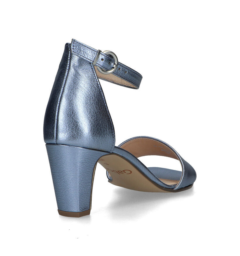Gabor Gouden Sandalen met gesloten hak voor dames (329031)