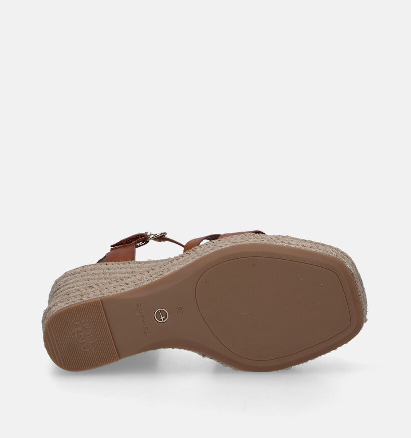 Tamaris Cognac Sandalen Met Sleehak voor dames (338318)