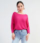 Vero Moda Nora Pull en Rose pour femmes (345590)