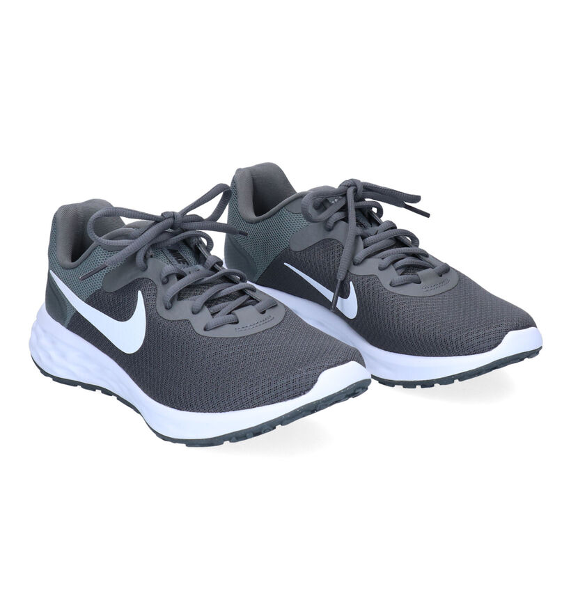 Nike Revolution 6 Grijze Sneakers in stof (299362)