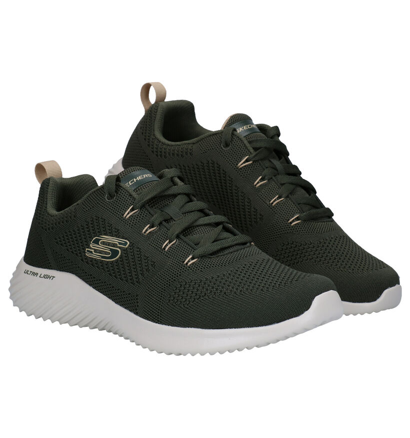 Skechers Bounder Baskets en Noir en textile (287098)