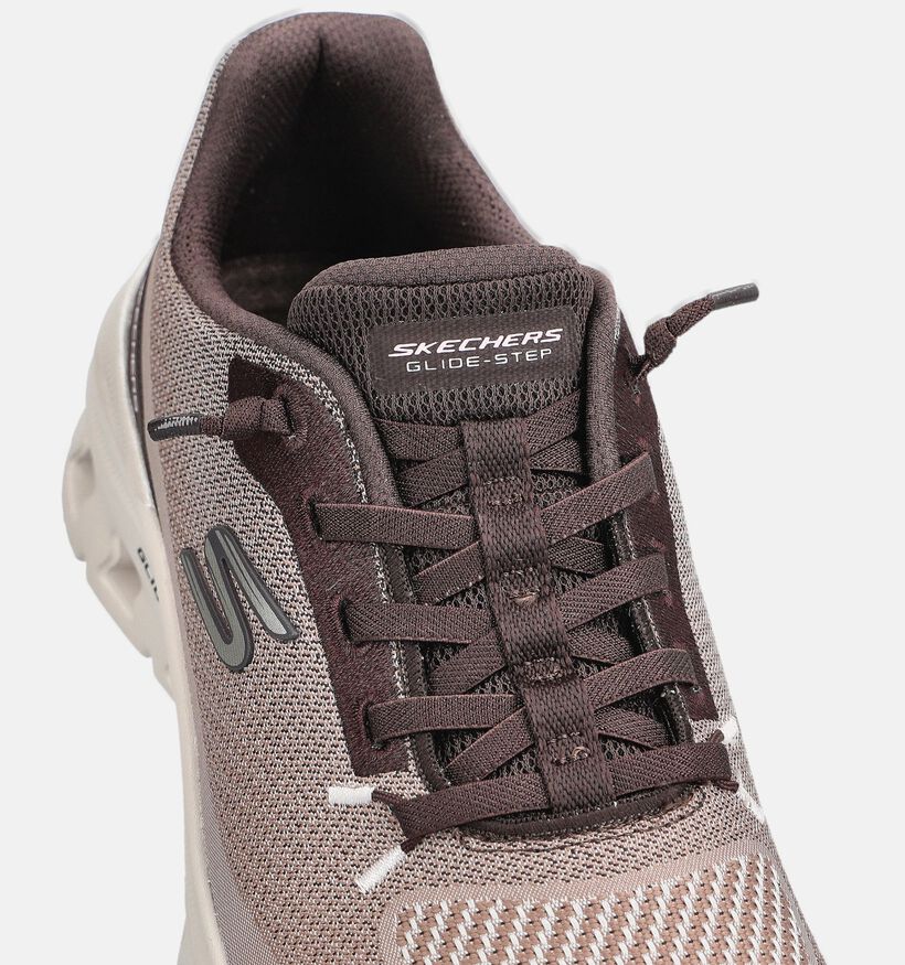 Skechers Glide Step Pro Soft Mirage Bruine Sneakers voor dames (376916)