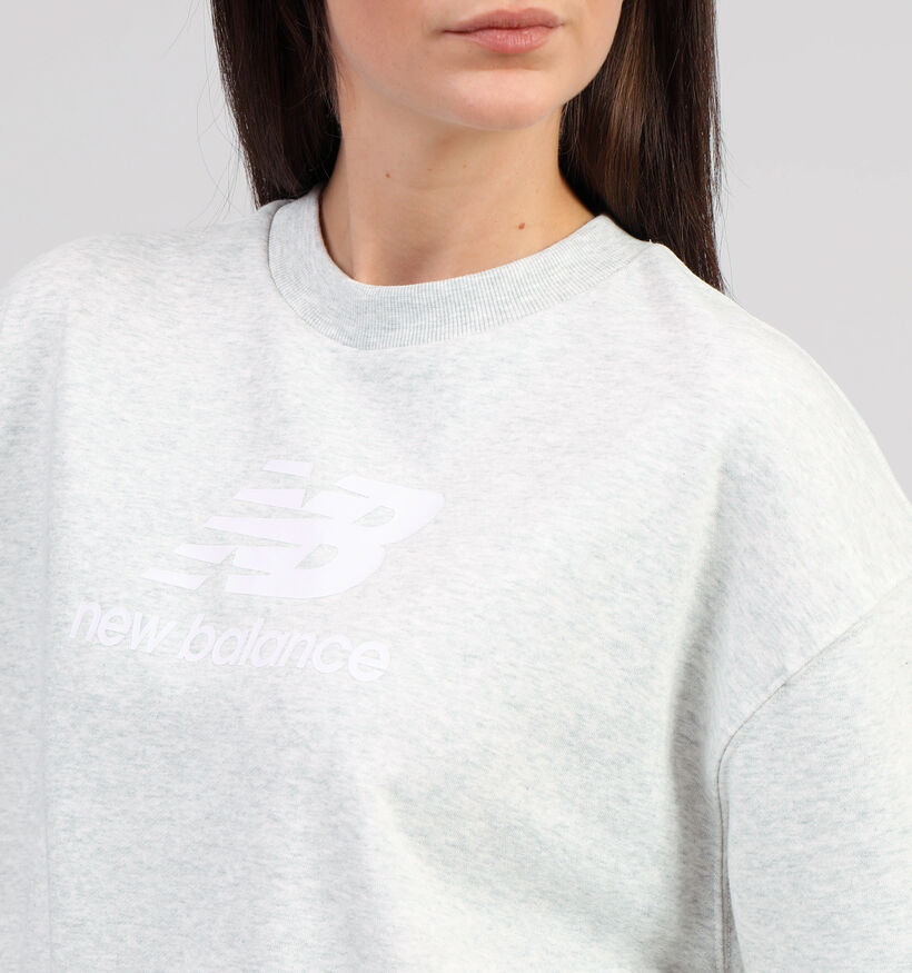 New Balance Sweatshirt en Gris pour femmes (354020)