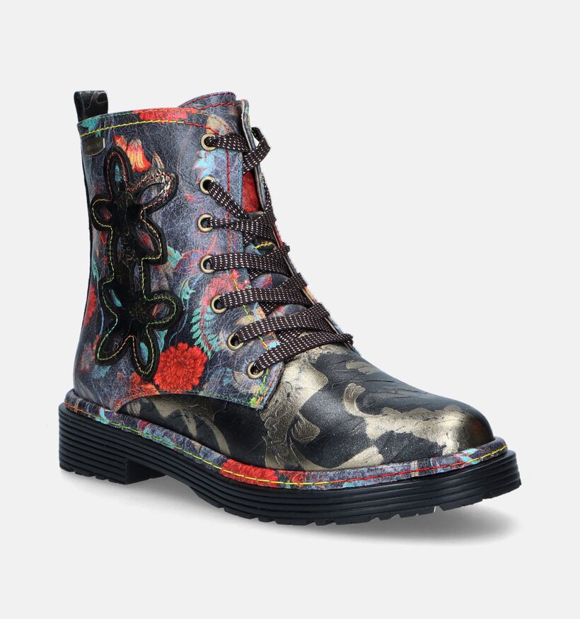 Laura Vita Incaso 24 Bottines en Noir pour femmes (348006) - pour semelles orthopédiques