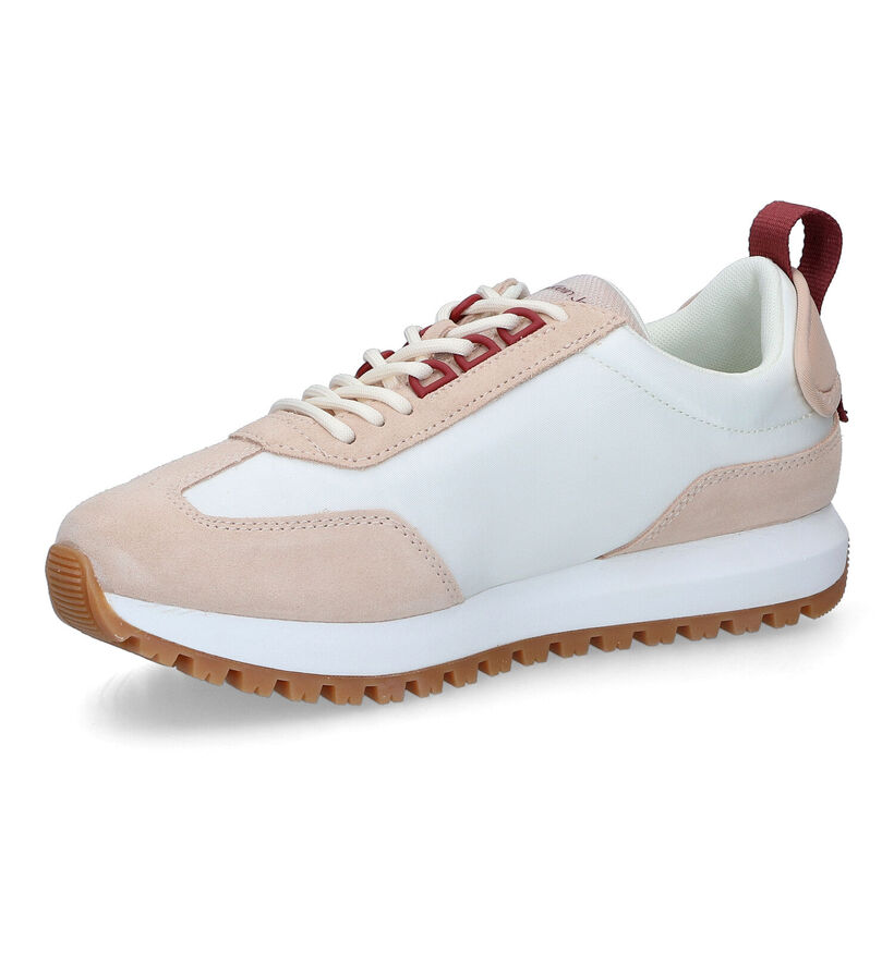 Calvin Klein New Retro Runner Beige Sneakers voor dames (310790) - geschikt voor steunzolen