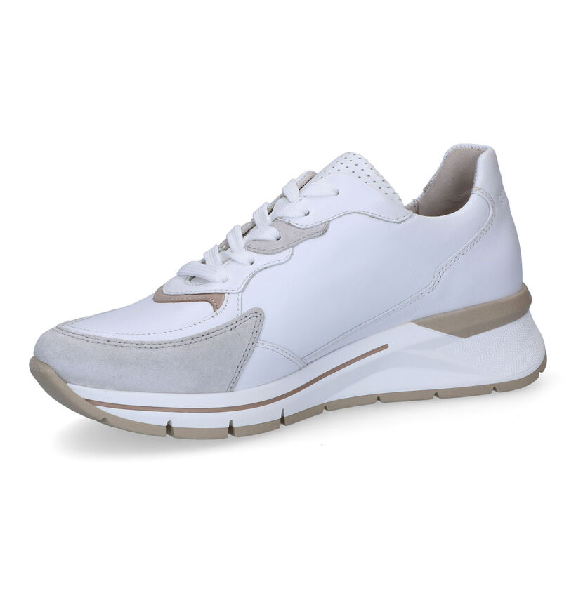 Gabor OptiFit Witte Sneakers voor dames (306189) - geschikt voor steunzolen