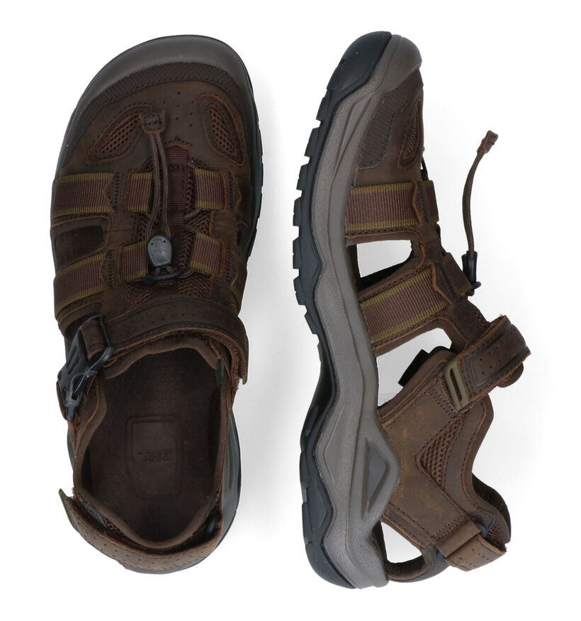 Teva Omnium Sandales en Marron pour hommes (338886)