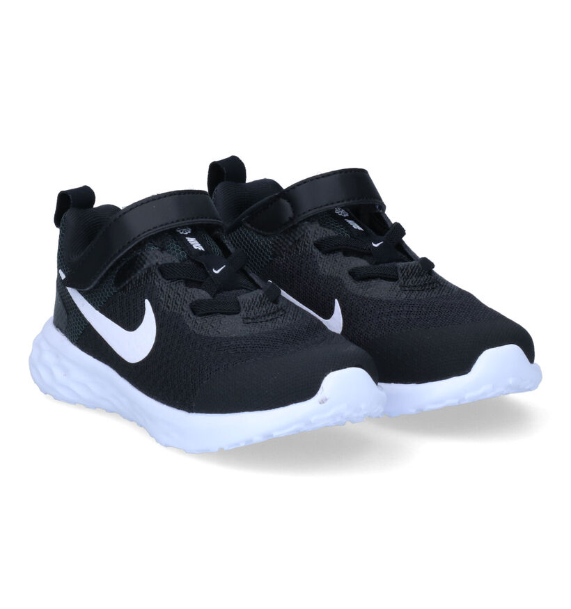 Nike Revolution 6 TD Baskets en Noir pour garçons (302151)