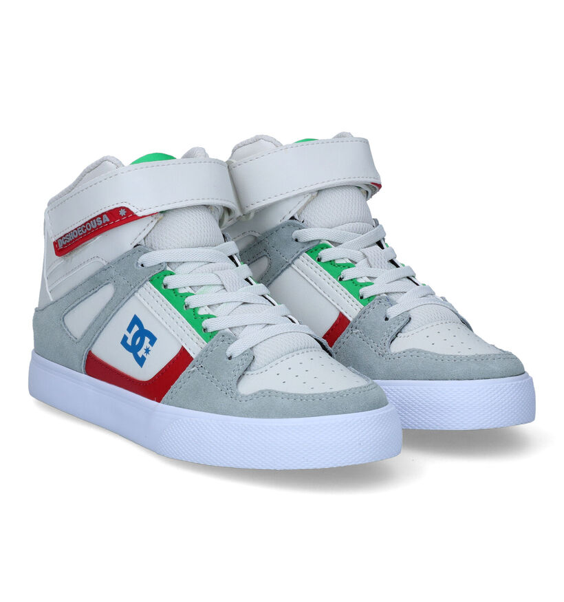 DC Shoes Pure High Top Grijze Sneakers voor jongens (319506)