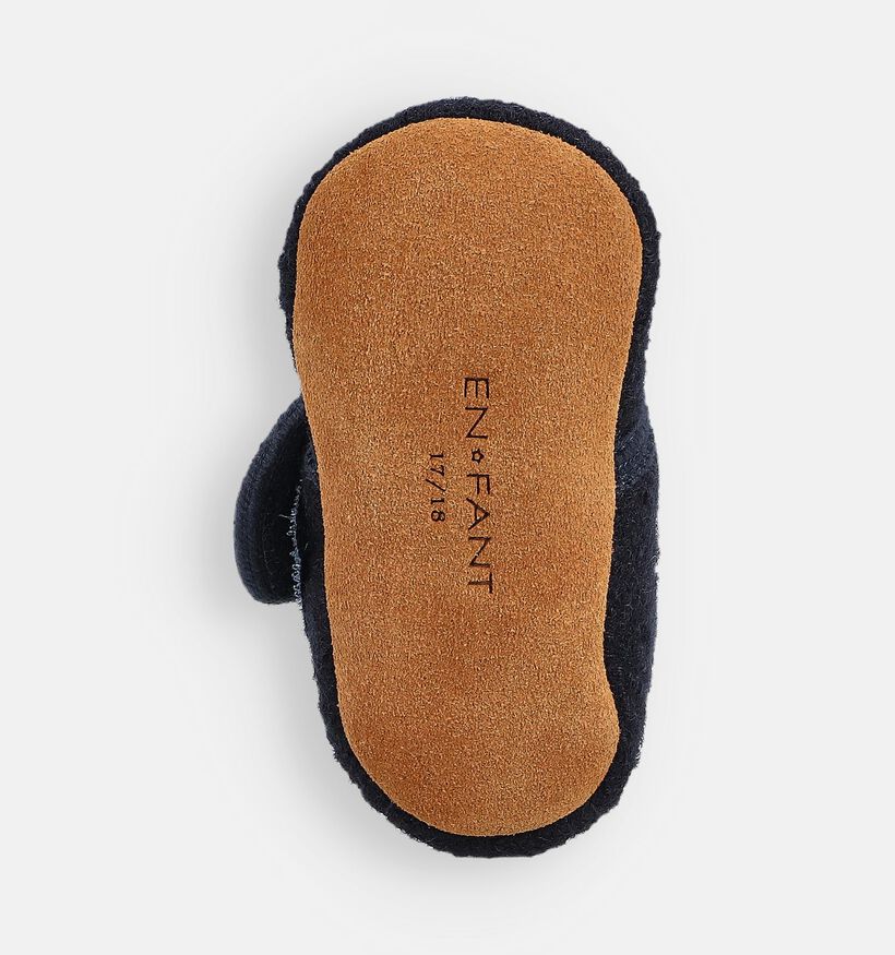 Enfant Navy Pantoufles pour b&eacute;b&eacute; en Bleu fonc&eacute; pour filles, gar&ccedil;ons (379550)