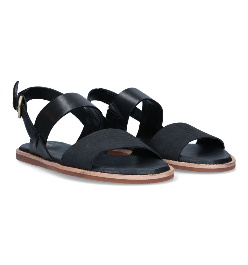 Clarks Karsea Strap Zwarte Sandalen voor dames (321771)