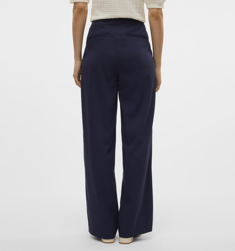 Vero Moda Isolde Pantalon large en Bleu L32 pour femmes (352356)