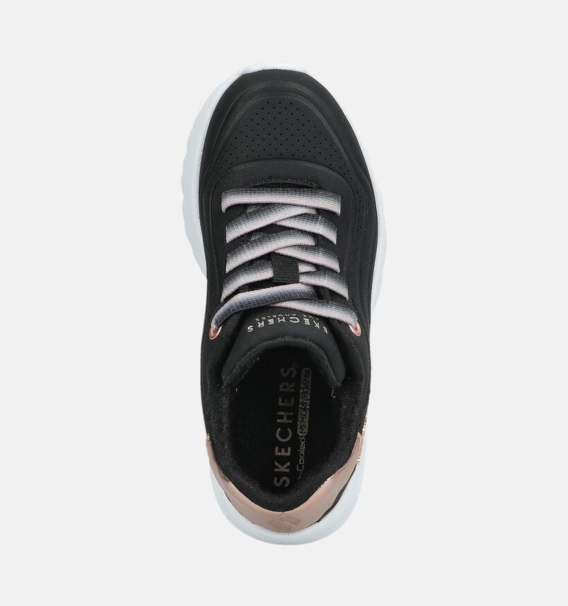 Skechers Uno Lite Baskets basses en Noir pour gar&ccedil;ons, filles (376834)