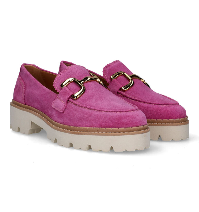 Tango Bee Bold Fuchsia Mocassins voor dames (322570) - geschikt voor steunzolen