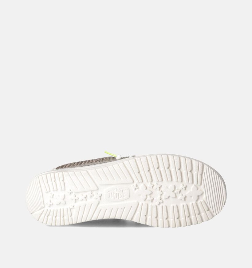 HEYDUDE Wally Braided Kaki Mocassins voor heren (353465) - geschikt voor steunzolen