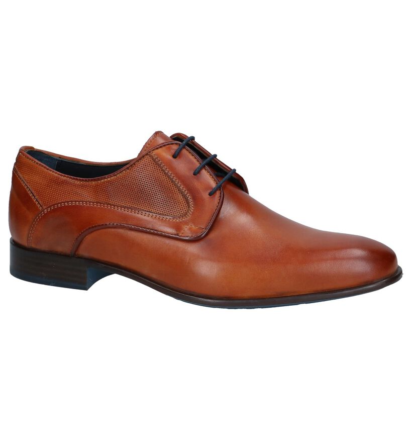 Via Borgo Chaussures habillées en Cognac en cuir (250384)