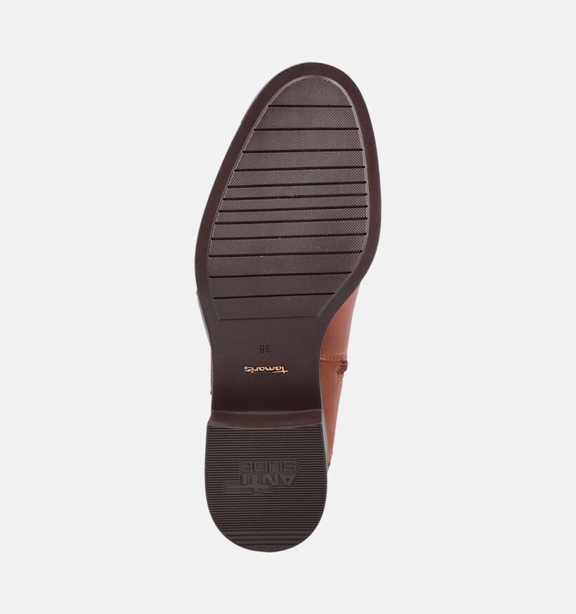 Tamaris Bottes hautes &agrave; talons en Cognac pour femmes (378917)