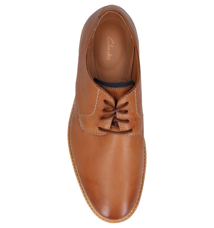 Clarks Chaussures habillées en Cognac en cuir (242058)