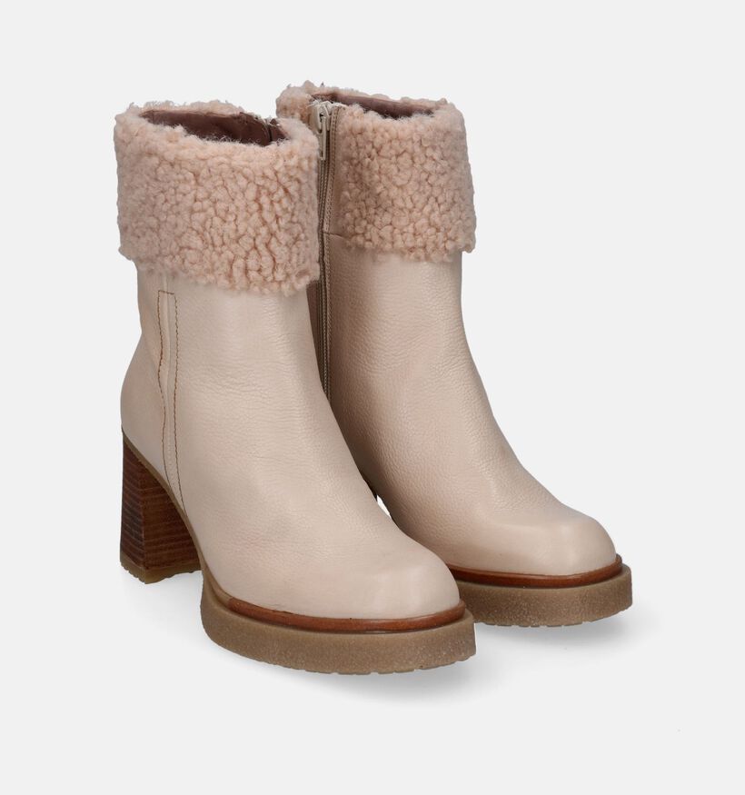 Wonders Bottines à talons en Écru pour femmes (317243)