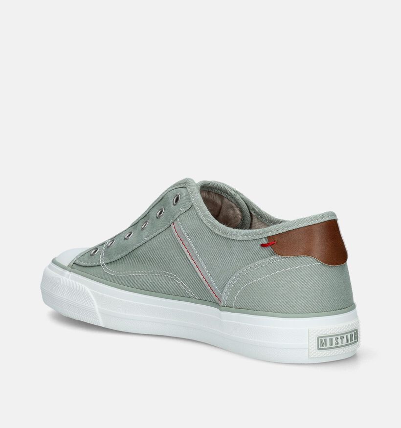 Mustang Slip-ons en Vert pour femmes (336427)