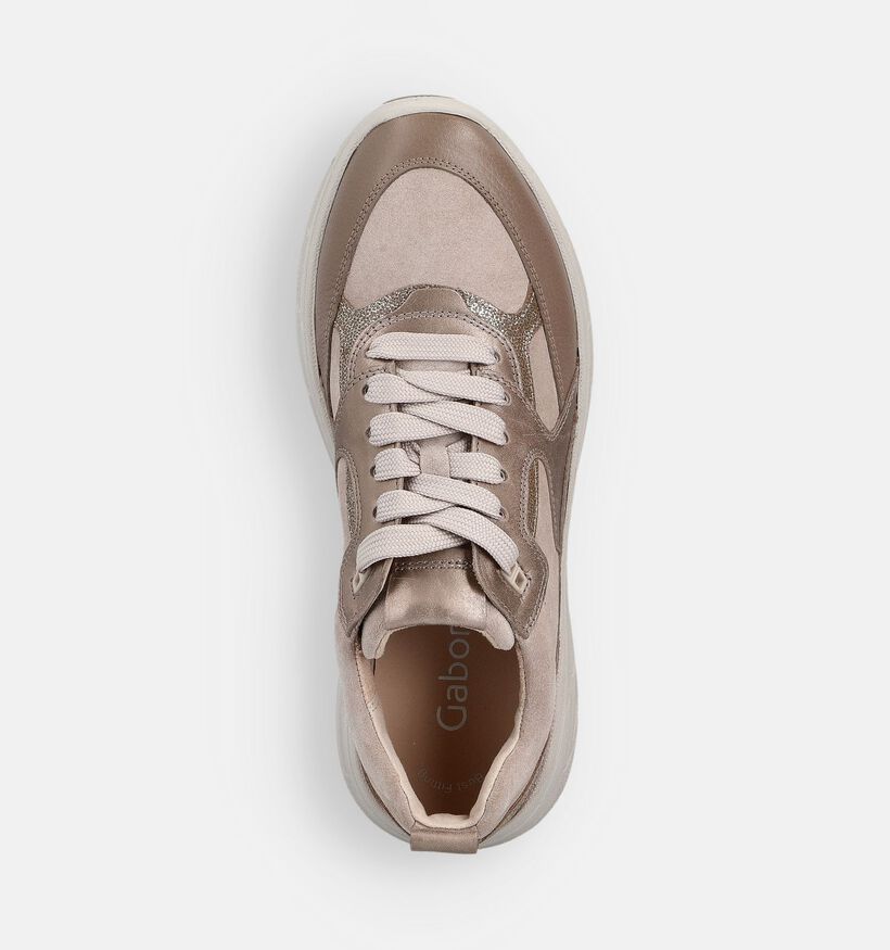 Gabor Baskets en Beige pour femmes (363129) - pour semelles orthopédiques