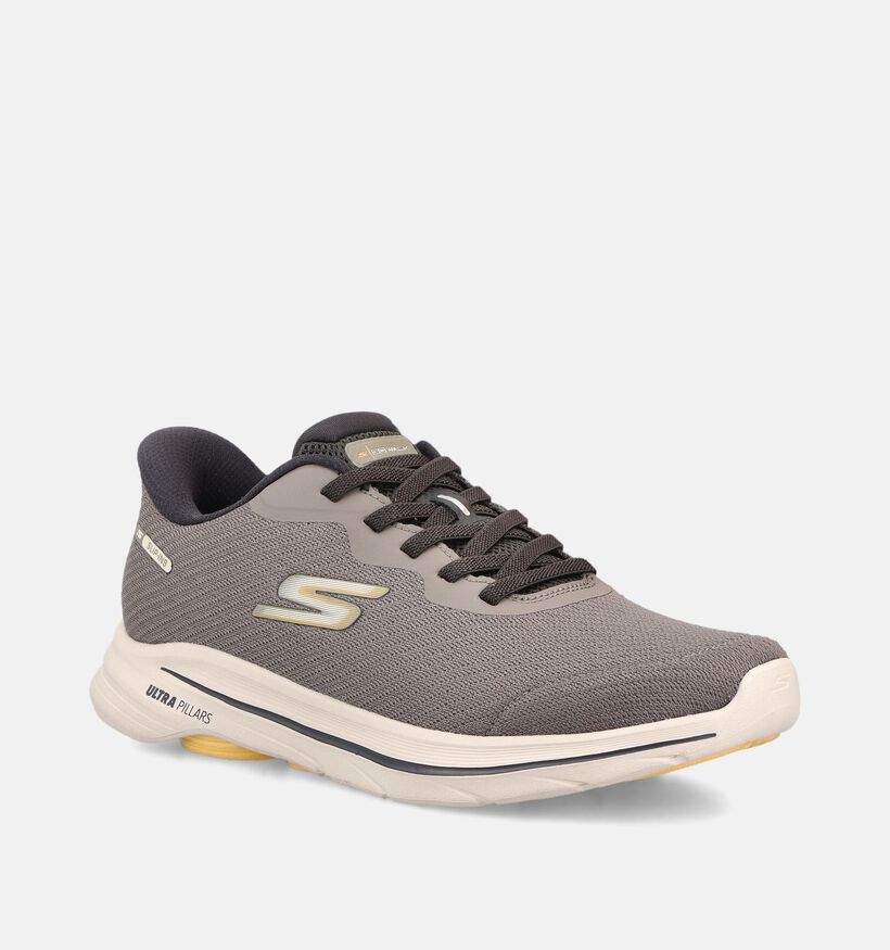 Skecher Go Walke 8 Pate Taupe Slip-ins voor heren (375626)