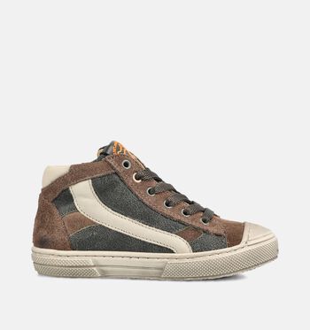 STONES and BONES Mid Boots Cognac/Vert