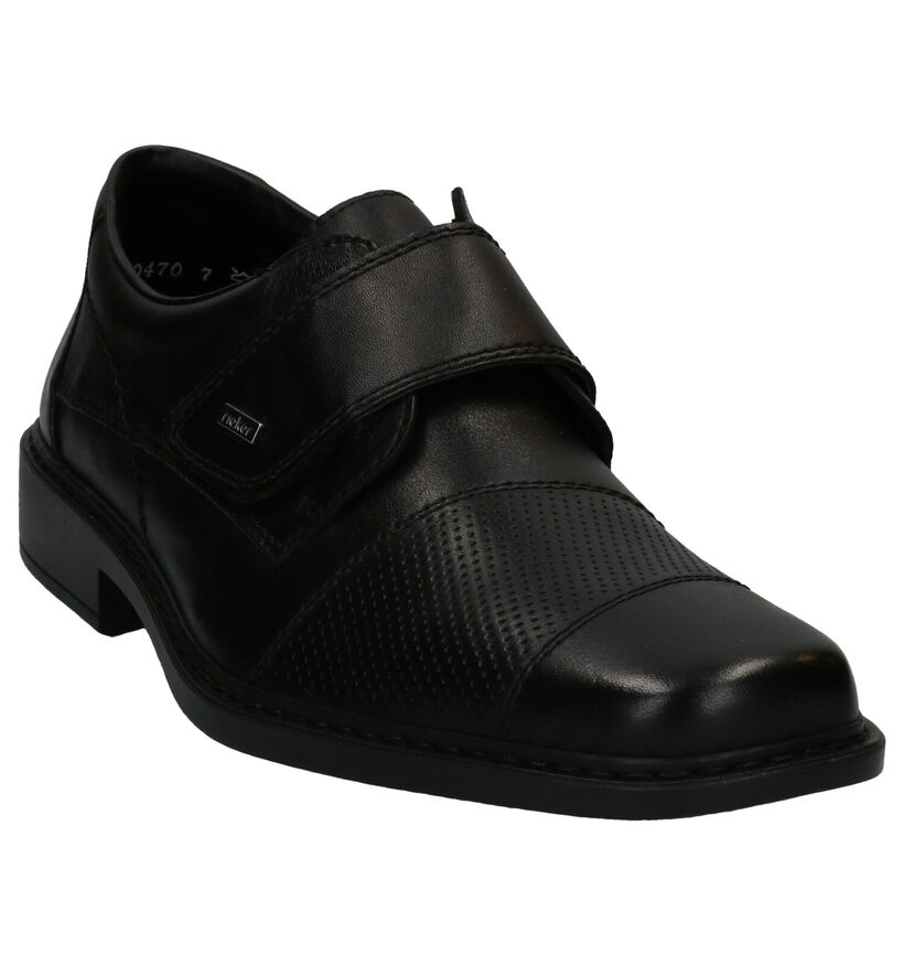 Rieker Zwarte Velcroschoenen voor heren (339180)