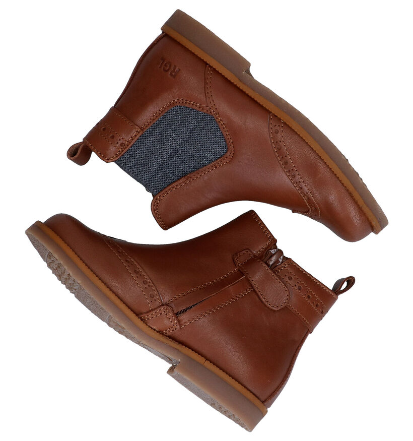 Romagnoli Cognac Hoge Schoenen in leer (281526)