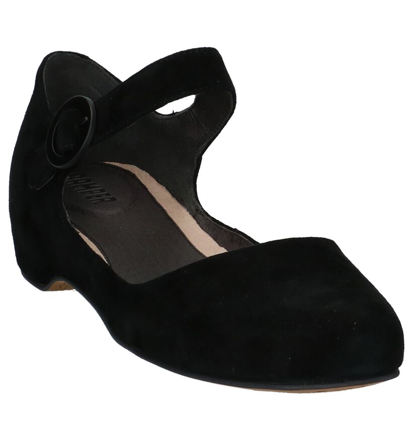 Camper Ballerines en Noir en daim (219646)