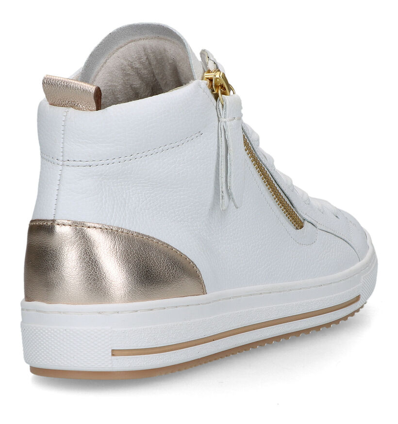 Gabor Optifit Witte Sneakers in leer (319476)