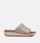 Fly Flot Nu-pieds en Beige/Or pour femmes (373526)