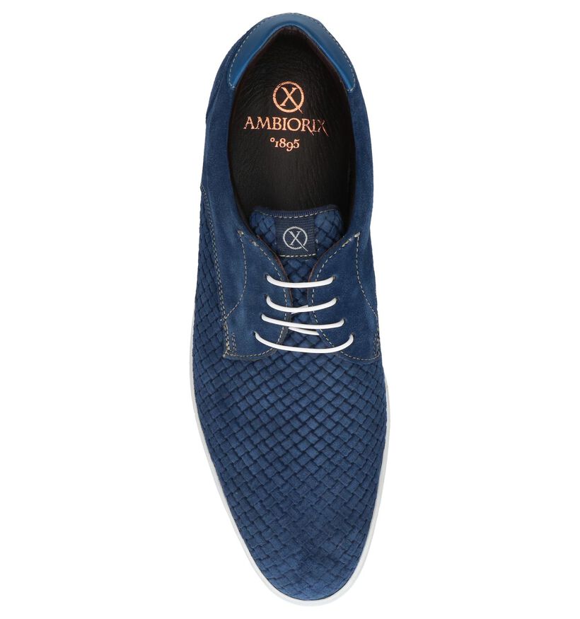 Ambiorix Chaussures basses en Bleu en daim (240758)