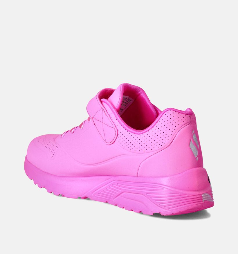 Skechers Uno Baskets en Rose pour filles (352294)