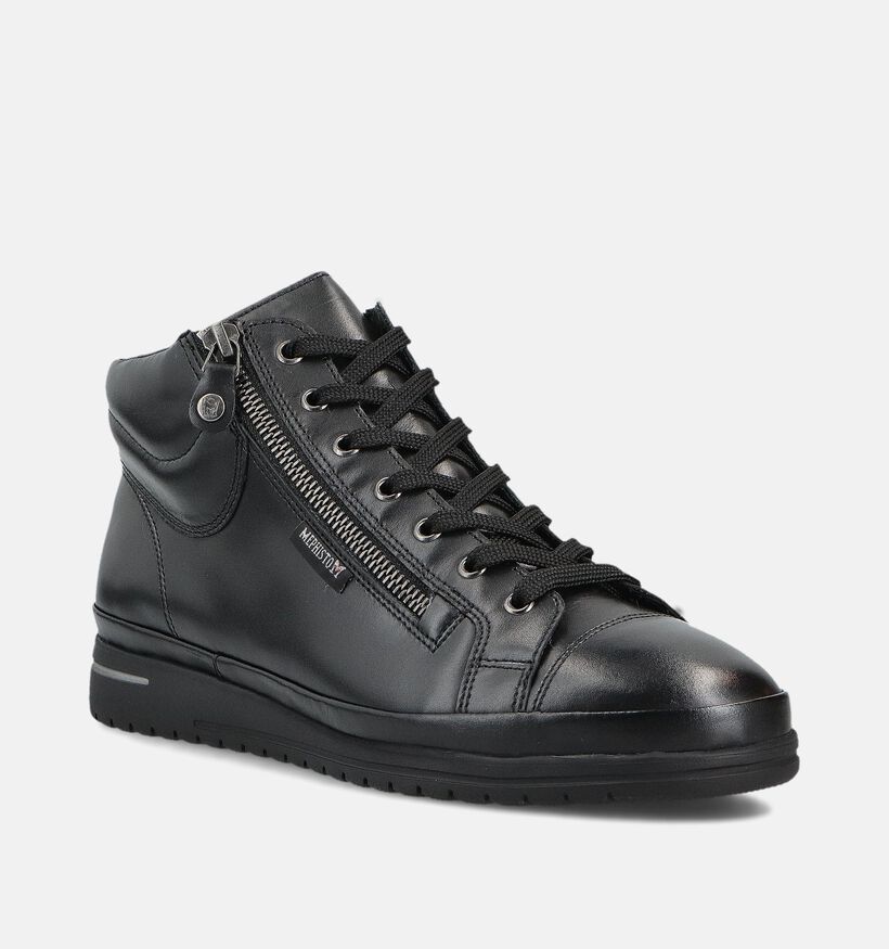 Mephisto Julie Baskets montantes en Noir pour femmes (362698) - pour semelles orthopédiques