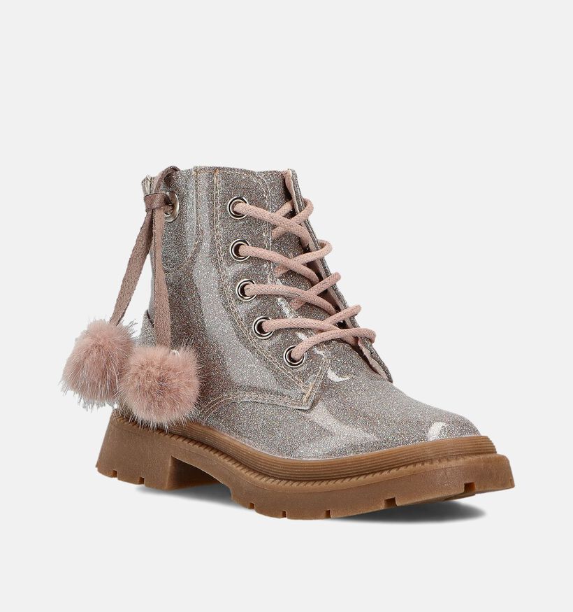 Milo & Mila Chaussures hautes en Argent pour filles (362973)