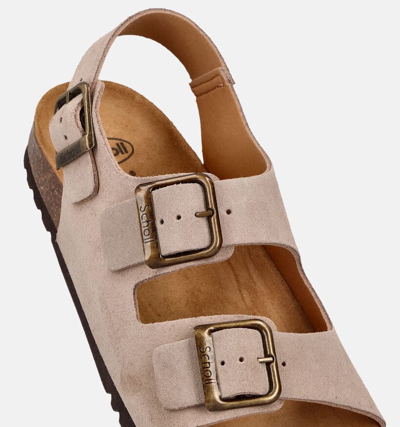 Scholl Julien Backstrap Sandales en Beige pour hommes (369892)