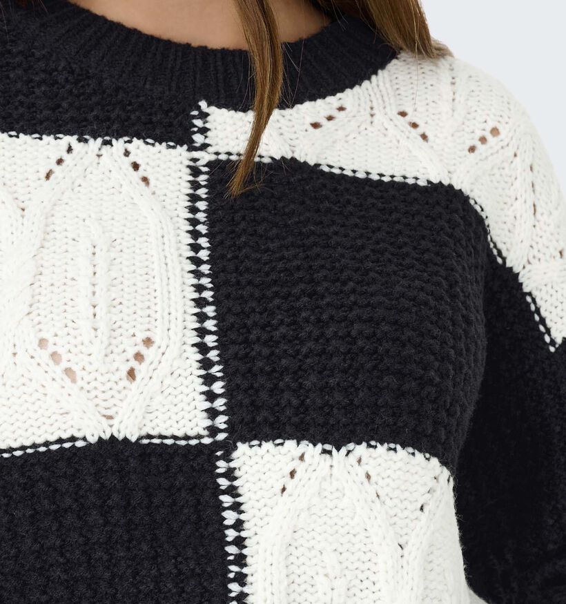 JDY Justy Witte/Zwarte Trui voor dames (359920)