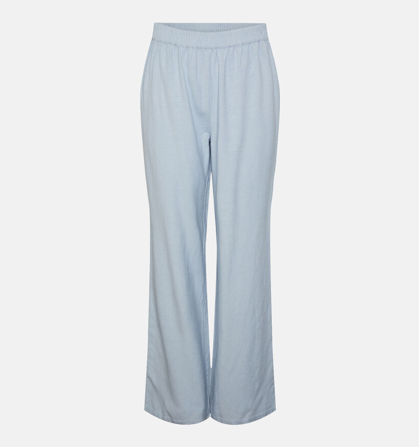 Pieces Milano Pantalon large en Bleu pour femmes (334074)