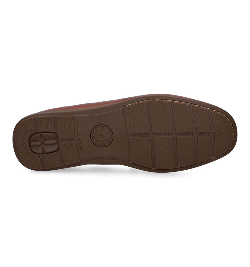 Mephisto Algoras Toby Mocasins en Cognac pour hommes (323394) - pour semelles orthopédiques