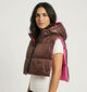 Deeluxe Original Andriva Manteau court en Marron/Rose pour femmes, hommes (382287)