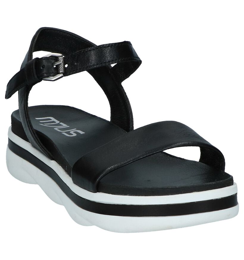 Zwarte Sandalen Mjus in leer (243073)