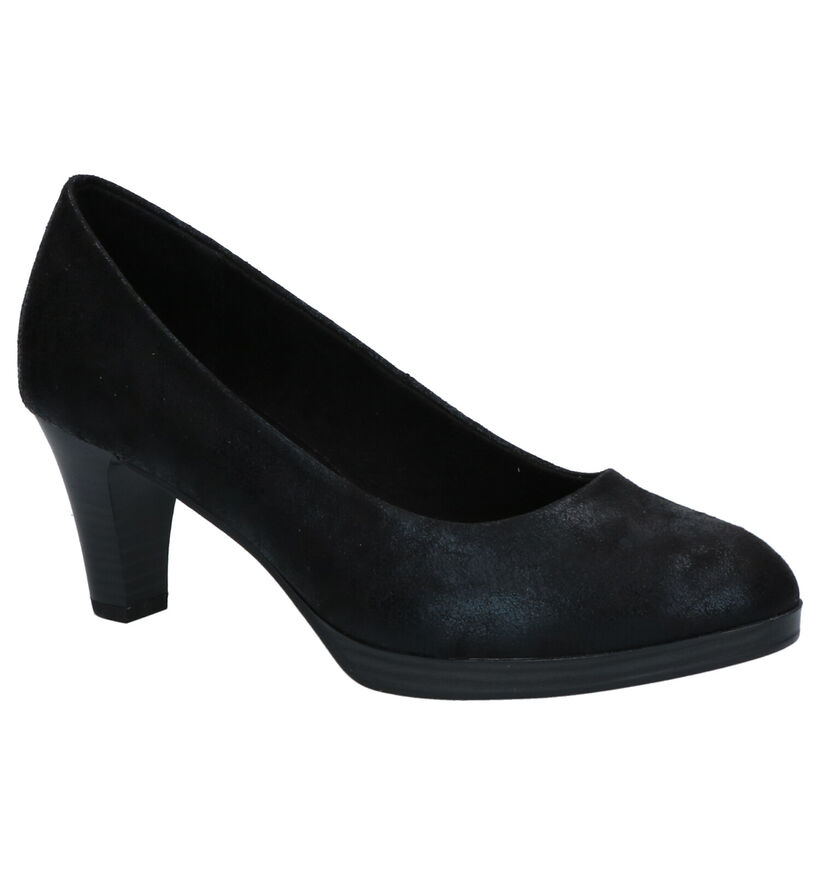 Marco Tozzi Escarpins classique en Noir en textile (253767)