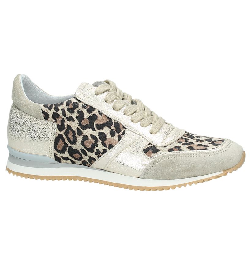 Sneaker Goud Hip met Luipaardprint, , pdp