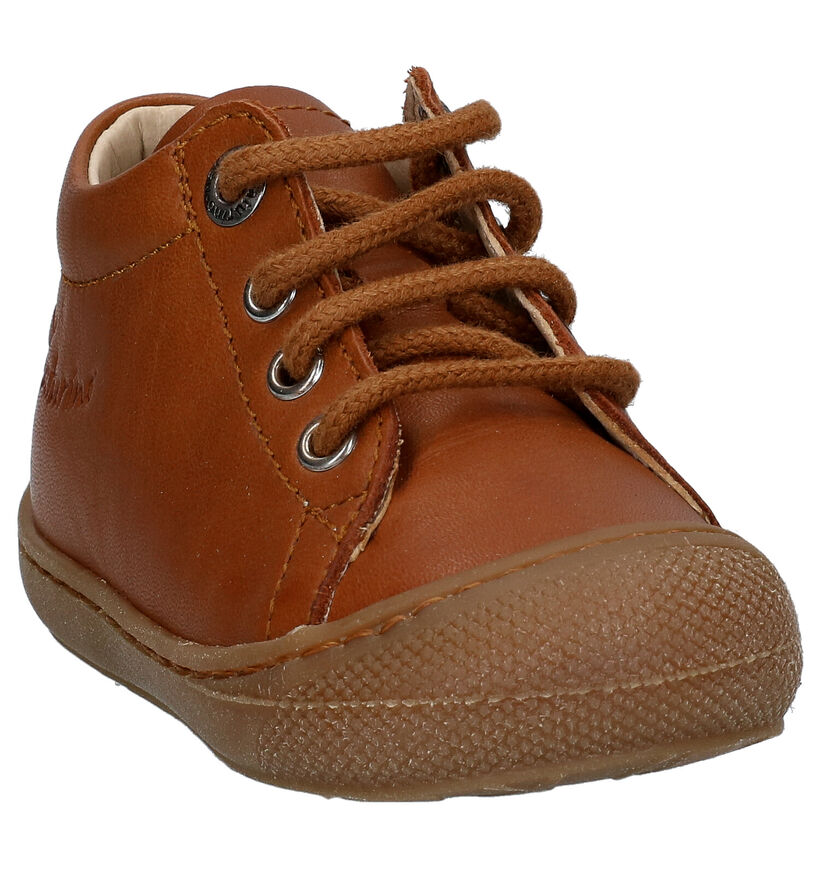 Naturino Cocoon Cognac Bottines voor jongens, meisjes (324034) - geschikt voor steunzolen