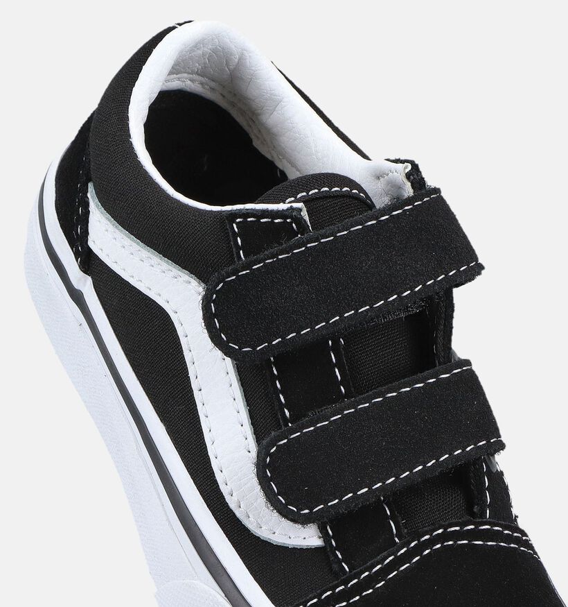Vans Old Skool Baskets basses en Noir pour filles, gar&ccedil;ons (382707)